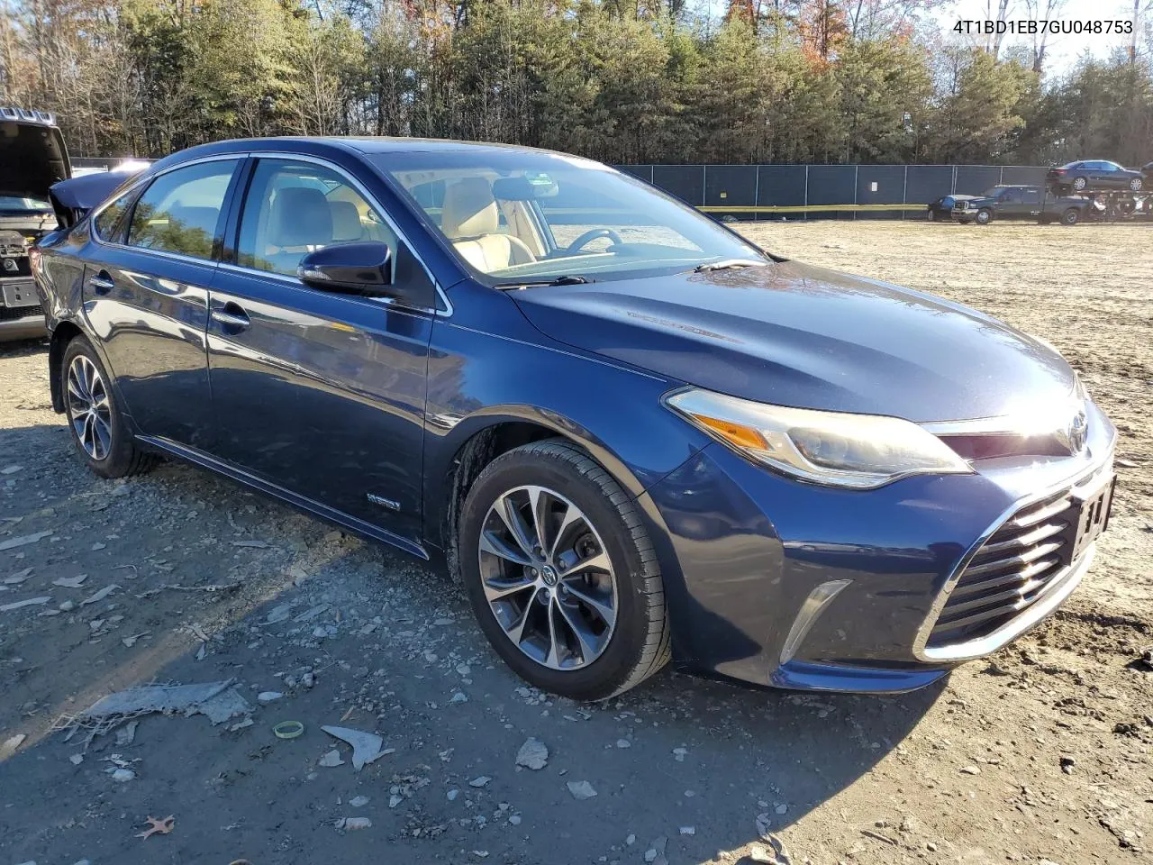 2016 Toyota Avalon Hybrid VIN: 4T1BD1EB7GU048753 Lot: 80186474