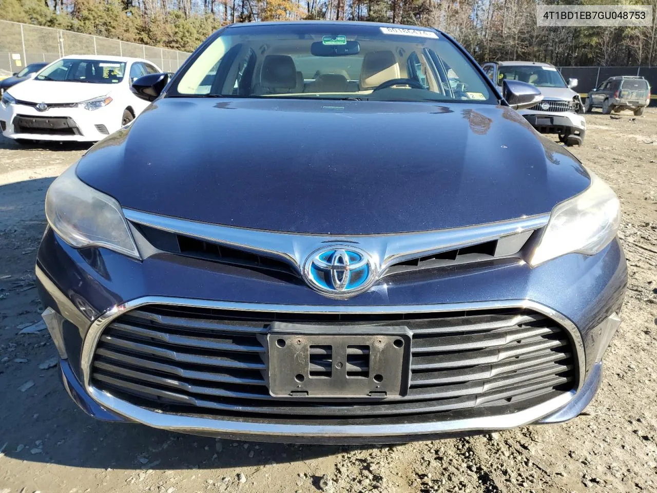 2016 Toyota Avalon Hybrid VIN: 4T1BD1EB7GU048753 Lot: 80186474