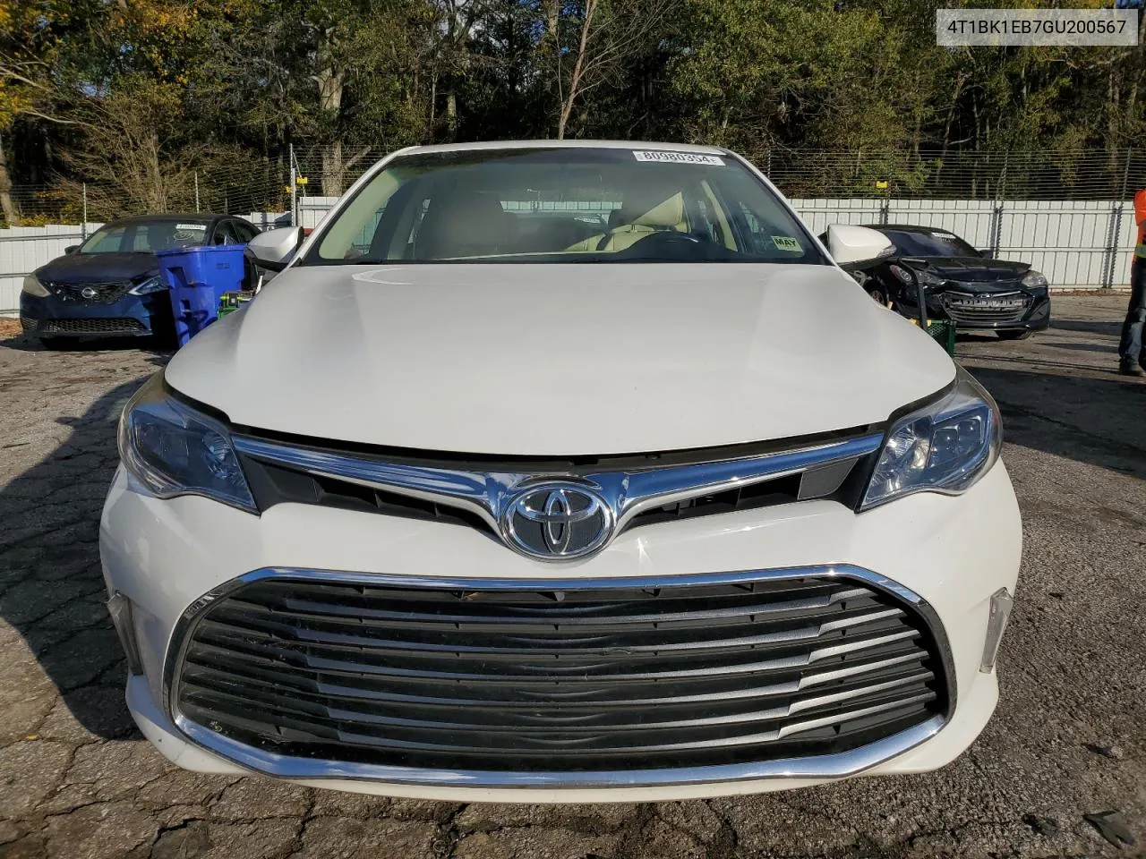 2016 Toyota Avalon Xle VIN: 4T1BK1EB7GU200567 Lot: 80980354