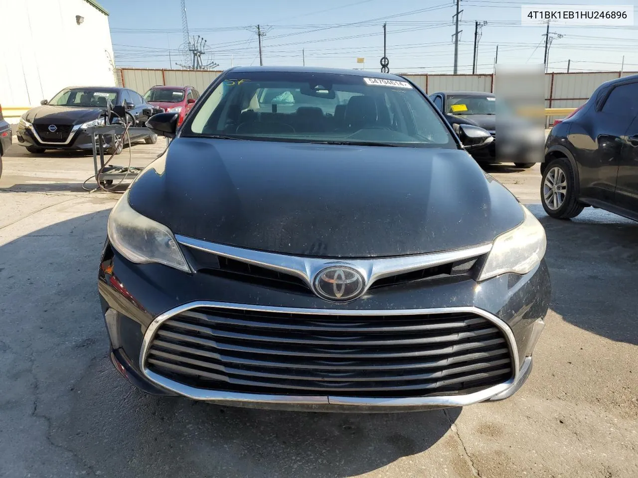 2017 Toyota Avalon Xle VIN: 4T1BK1EB1HU246896 Lot: 54794614