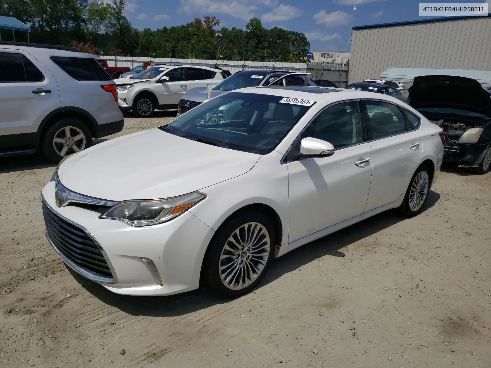 2017 Toyota Avalon Xle VIN: 4T1BK1EB4HU258511 Lot: 68205464