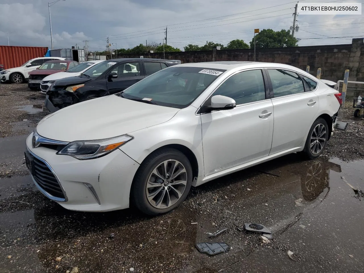 2017 Toyota Avalon Xle VIN: 4T1BK1EB0HU250602 Lot: 69786954