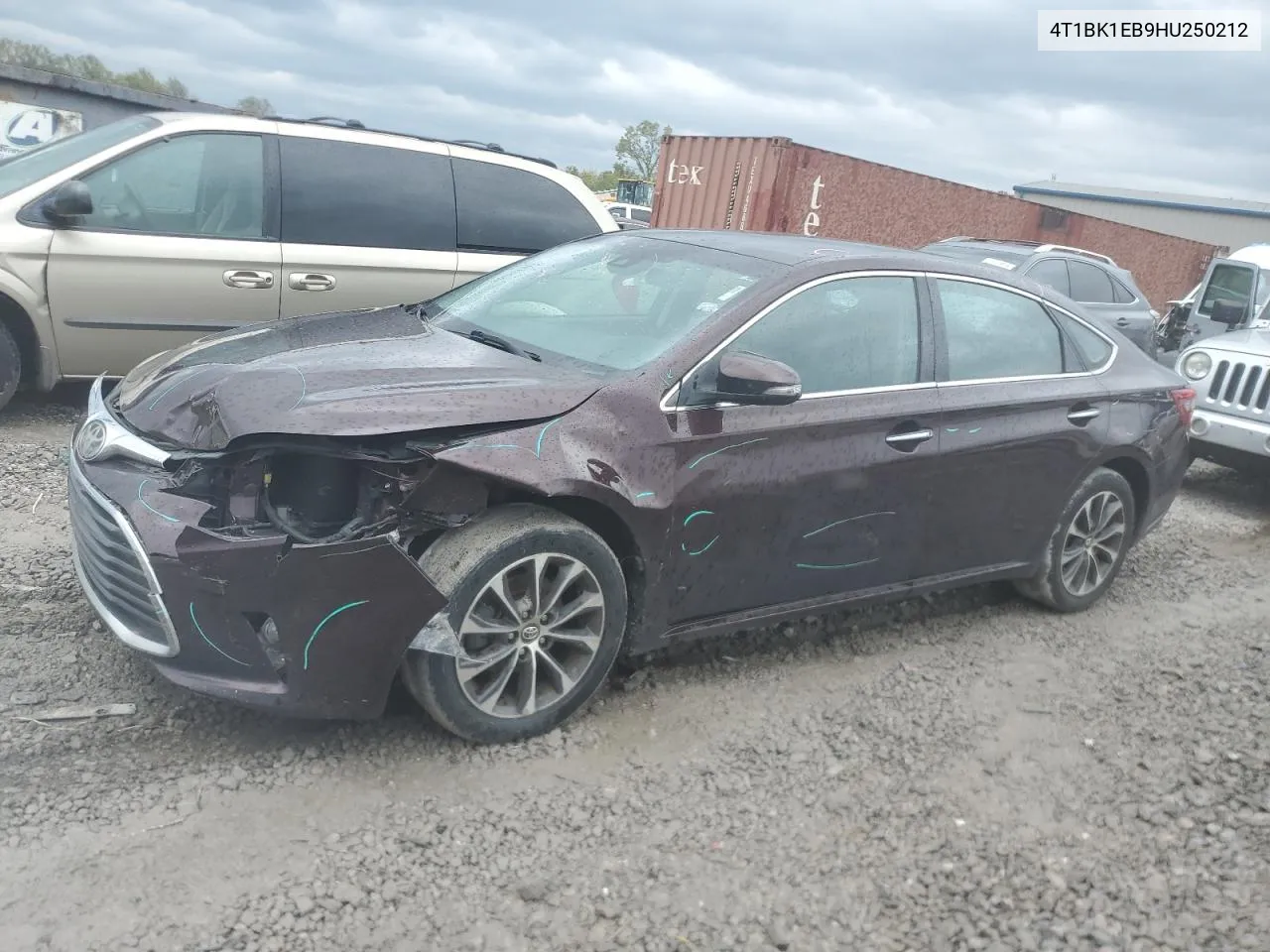 2017 Toyota Avalon Xle VIN: 4T1BK1EB9HU250212 Lot: 70673464