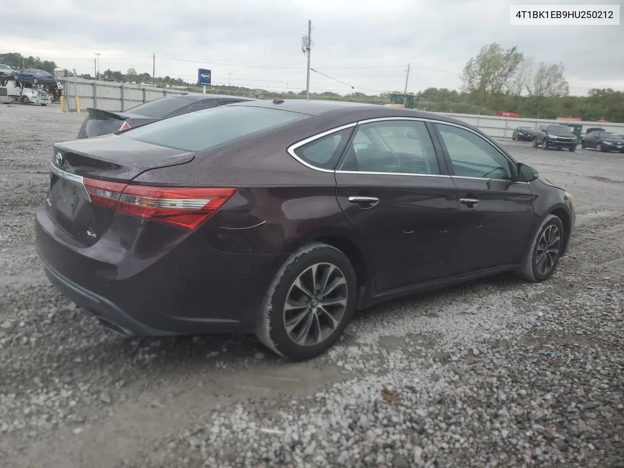 2017 Toyota Avalon Xle VIN: 4T1BK1EB9HU250212 Lot: 70673464