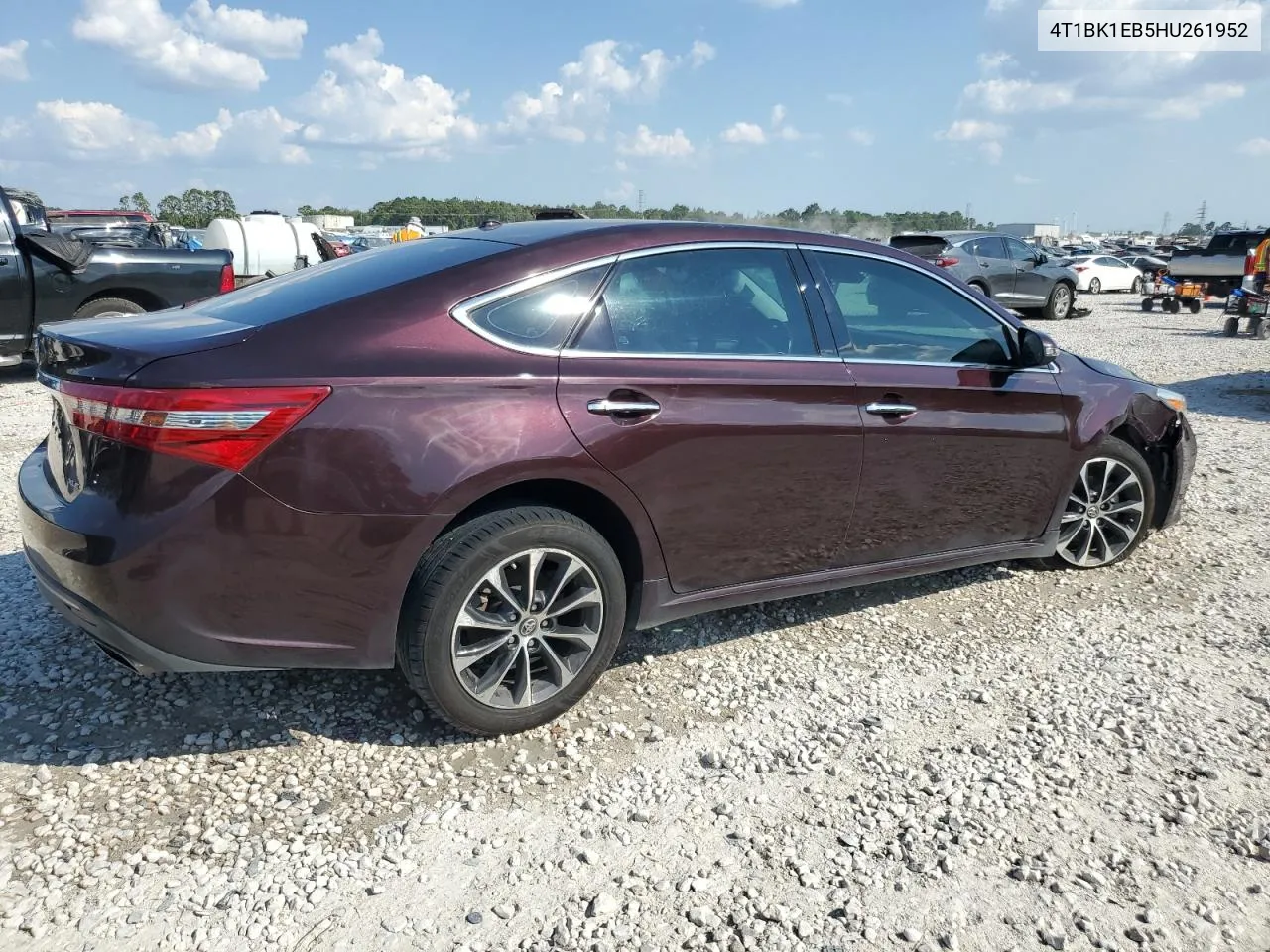 2017 Toyota Avalon Xle VIN: 4T1BK1EB5HU261952 Lot: 72362484