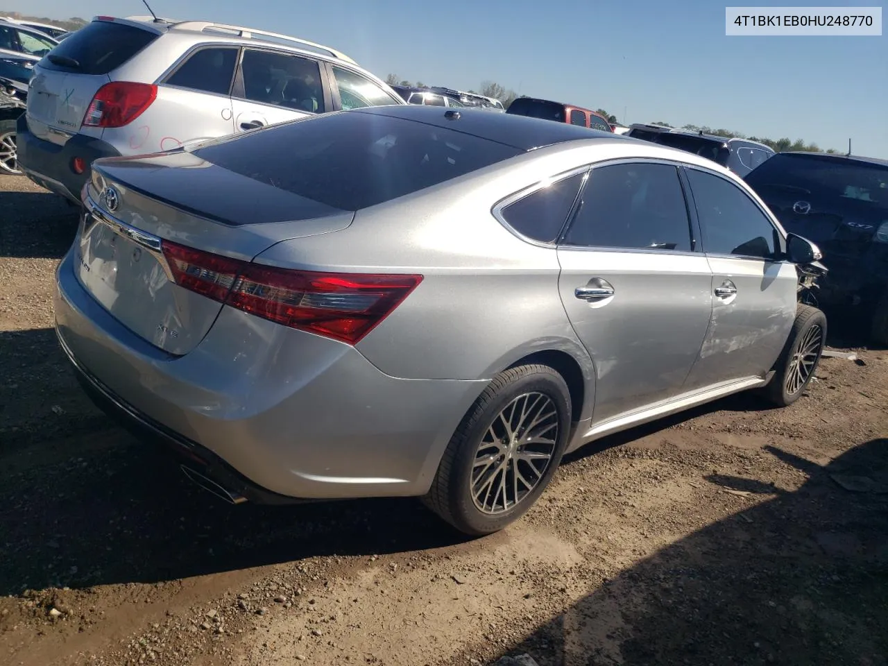 2017 Toyota Avalon Xle VIN: 4T1BK1EB0HU248770 Lot: 72738614