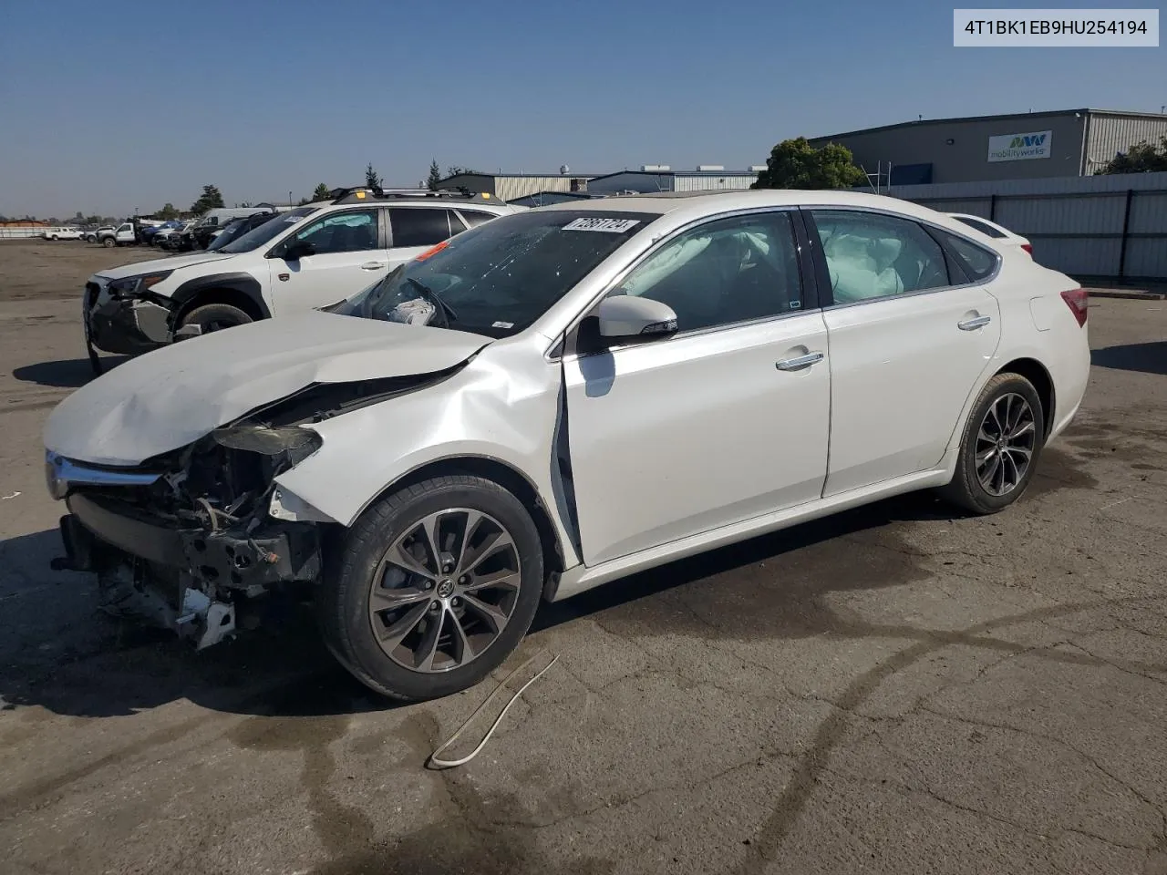 2017 Toyota Avalon Xle VIN: 4T1BK1EB9HU254194 Lot: 72861724