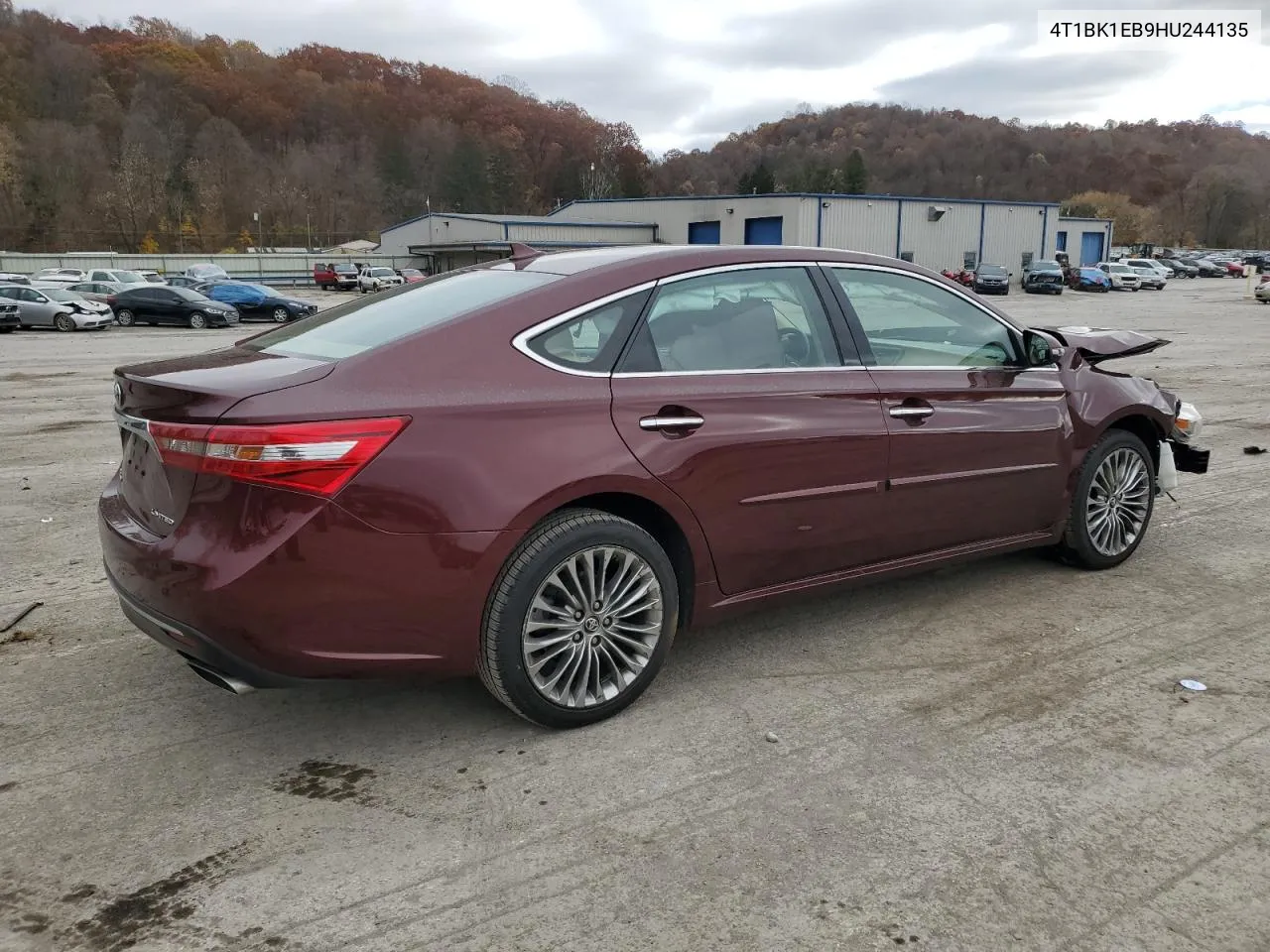 2017 Toyota Avalon Xle VIN: 4T1BK1EB9HU244135 Lot: 79029304