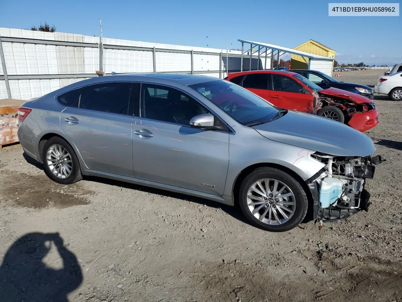 2017 Toyota Avalon Hybrid VIN: 4T1BD1EB9HU058962 Lot: 80743674