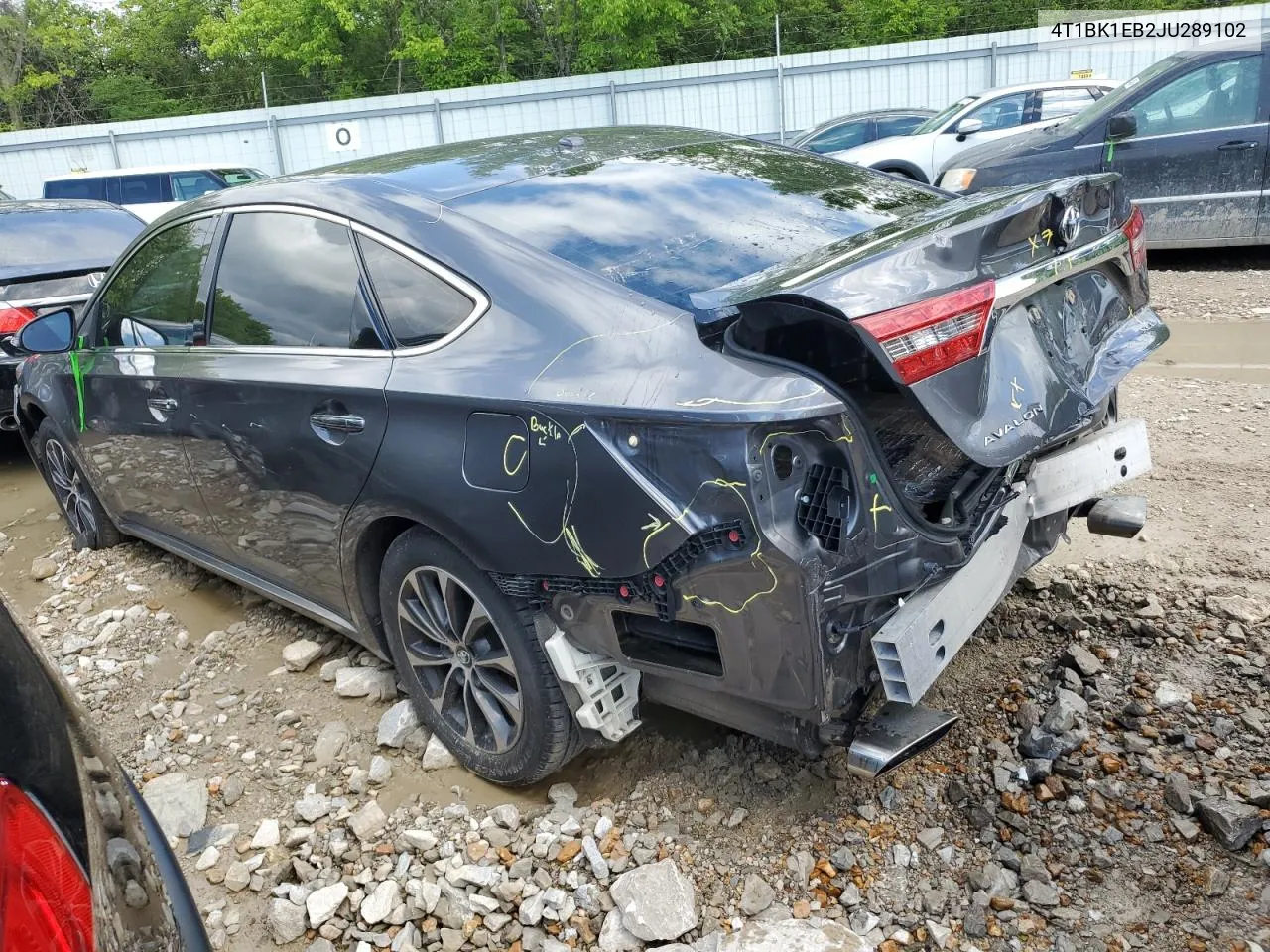 2018 Toyota Avalon Xle VIN: 4T1BK1EB2JU289102 Lot: 51963454