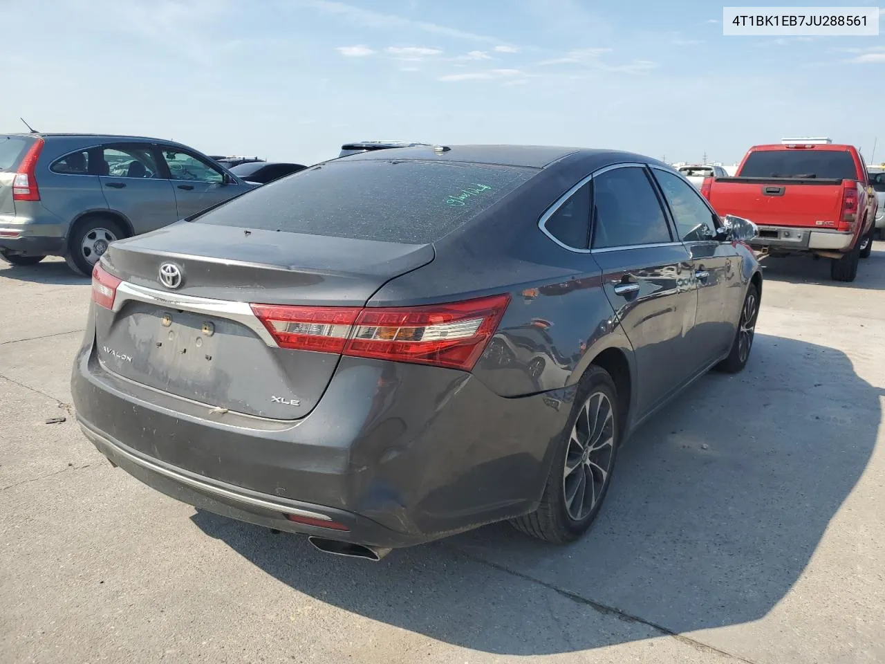 2018 Toyota Avalon Xle VIN: 4T1BK1EB7JU288561 Lot: 55235254