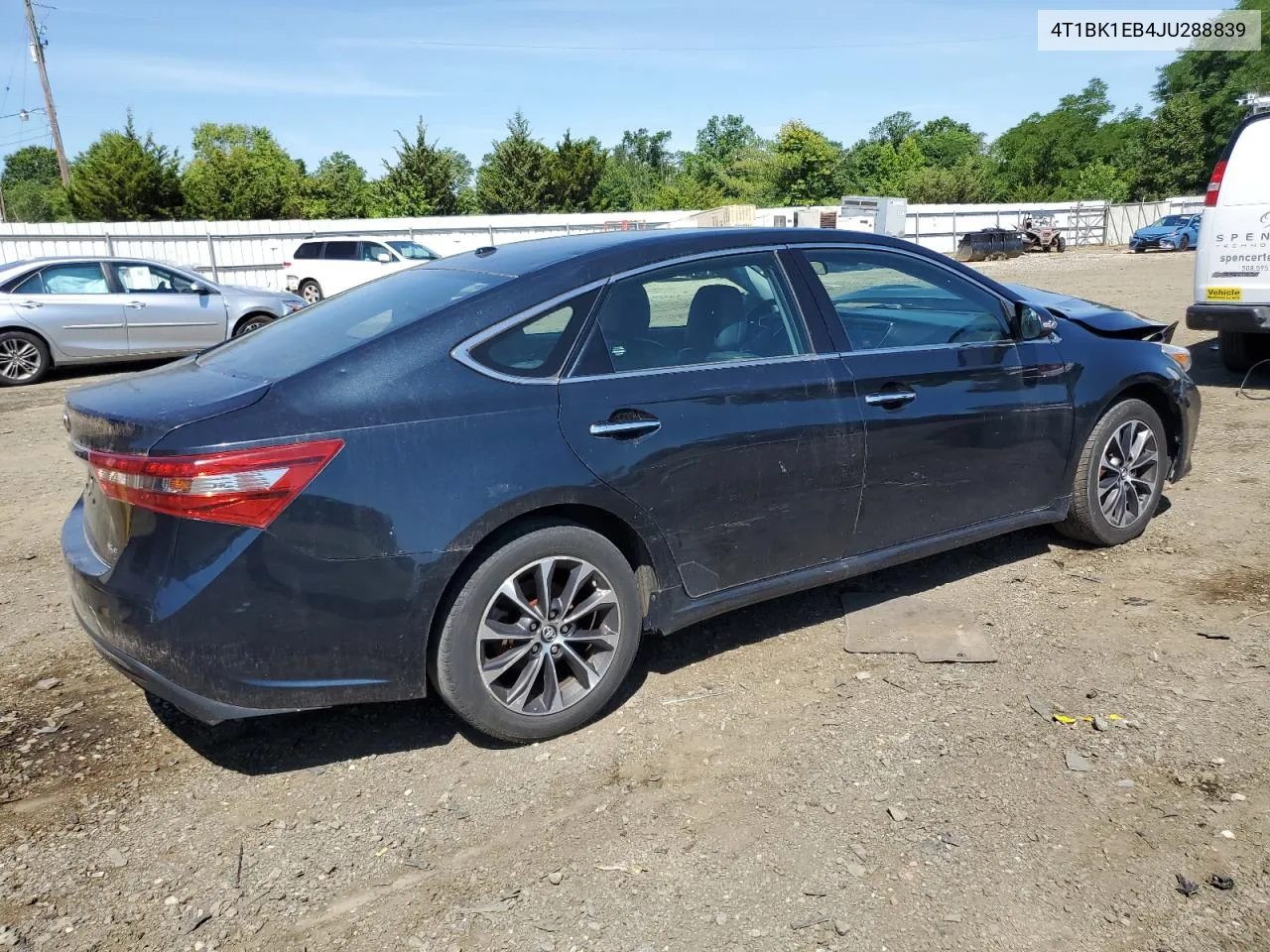 2018 Toyota Avalon Xle VIN: 4T1BK1EB4JU288839 Lot: 57304204