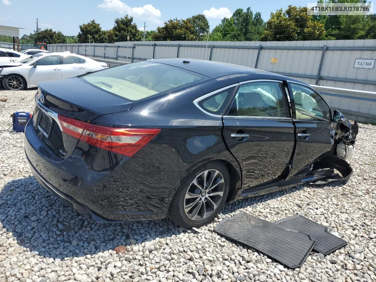 2018 Toyota Avalon Xle VIN: 4T1BK1EB3JU278786 Lot: 60458864