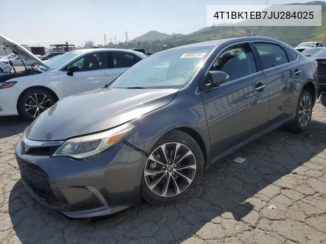 4T1BK1EB7JU284025 2018 Toyota Avalon Xle