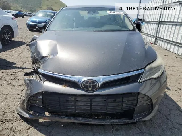 4T1BK1EB7JU284025 2018 Toyota Avalon Xle