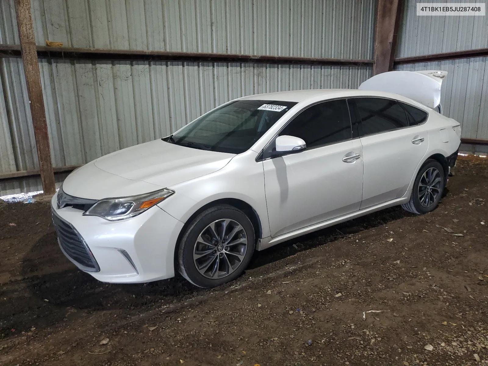 2018 Toyota Avalon Xle VIN: 4T1BK1EB5JU287408 Lot: 63782334