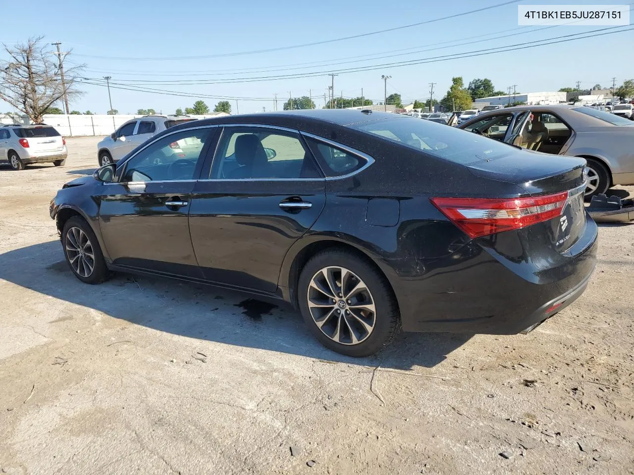 4T1BK1EB5JU287151 2018 Toyota Avalon Xle