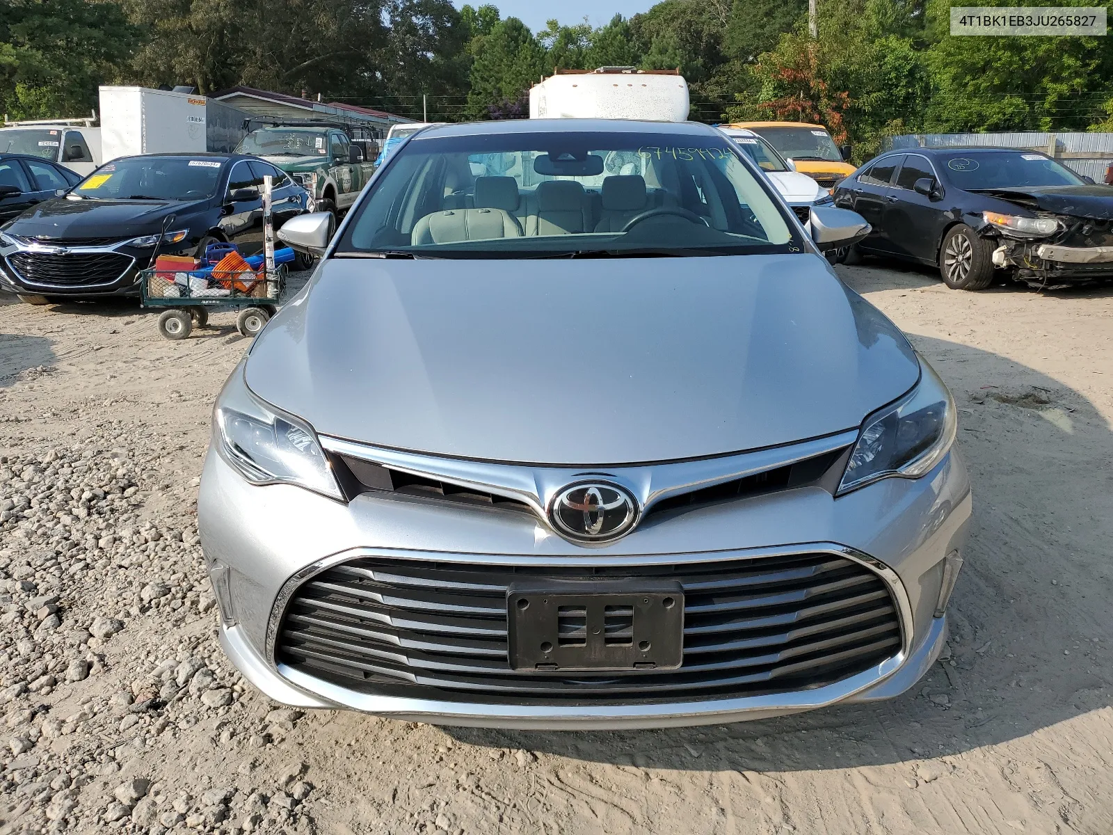 2018 Toyota Avalon Xle VIN: 4T1BK1EB3JU265827 Lot: 67459424