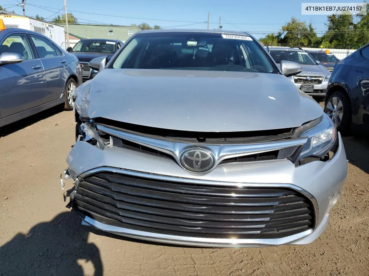 4T1BK1EB7JU274157 2018 Toyota Avalon Xle