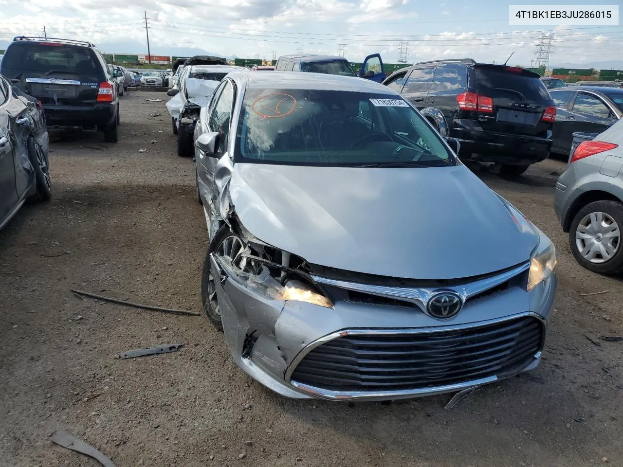 2018 Toyota Avalon Xle VIN: 4T1BK1EB3JU286015 Lot: 71630754