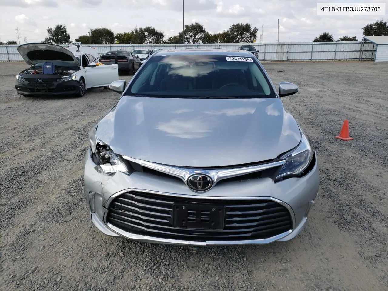 2018 Toyota Avalon Xle VIN: 4T1BK1EB3JU273703 Lot: 72011104