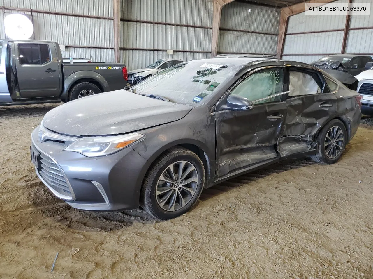 4T1BD1EB1JU063370 2018 Toyota Avalon Hybrid