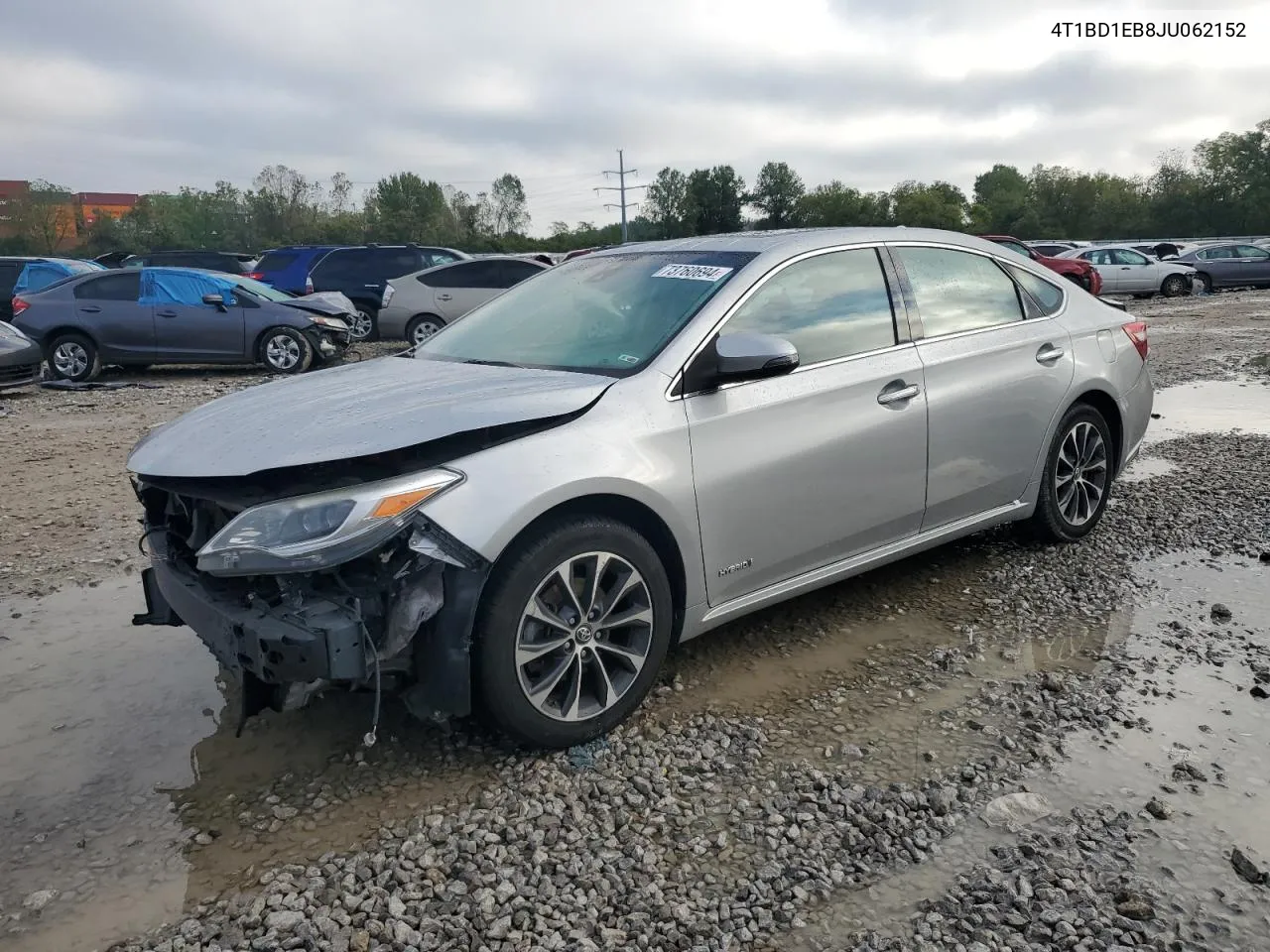 4T1BD1EB8JU062152 2018 Toyota Avalon Hybrid