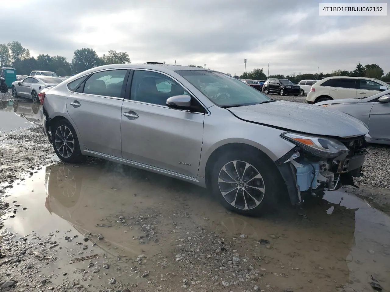 4T1BD1EB8JU062152 2018 Toyota Avalon Hybrid