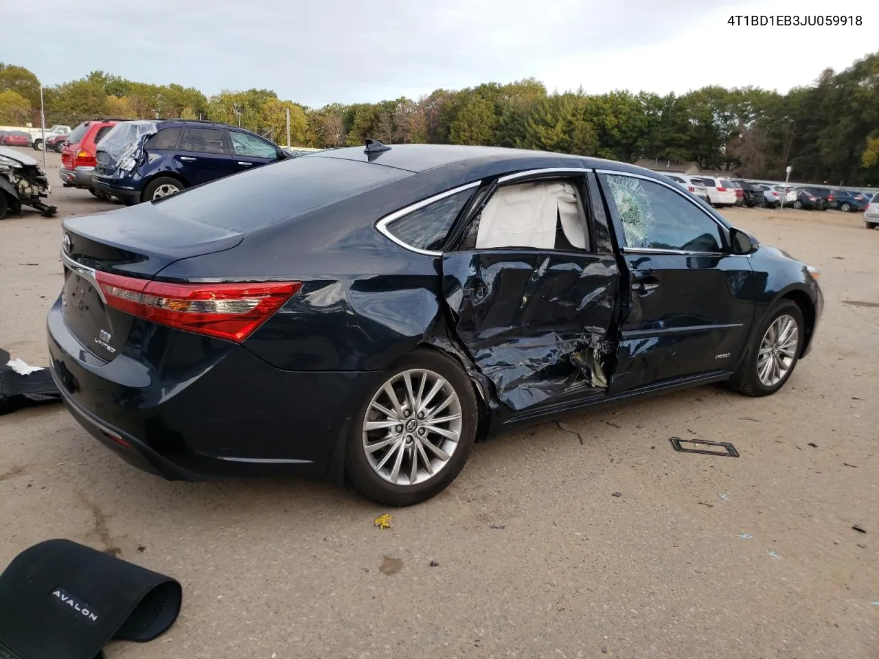 2018 Toyota Avalon Hybrid VIN: 4T1BD1EB3JU059918 Lot: 74840094