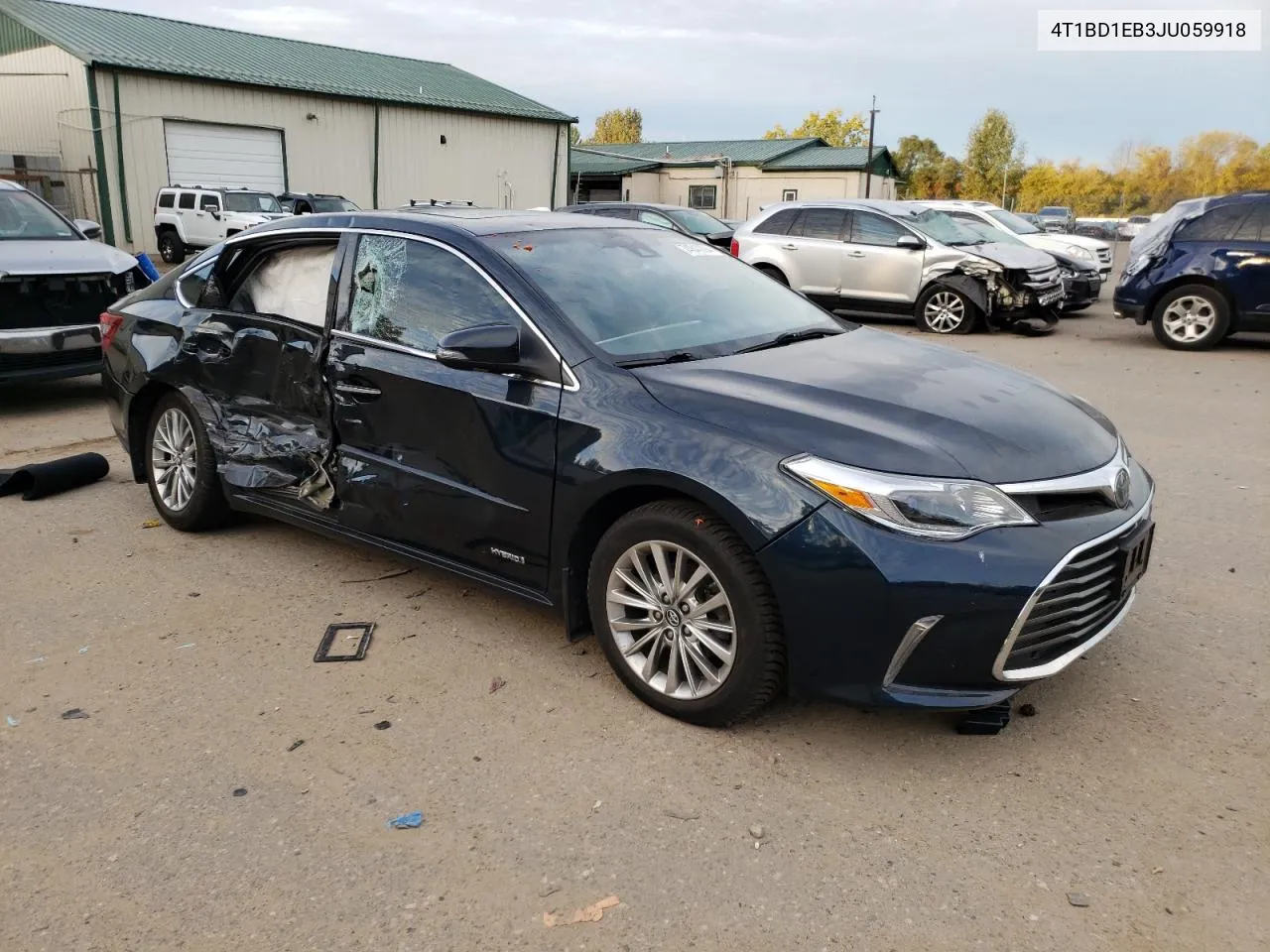 2018 Toyota Avalon Hybrid VIN: 4T1BD1EB3JU059918 Lot: 74840094