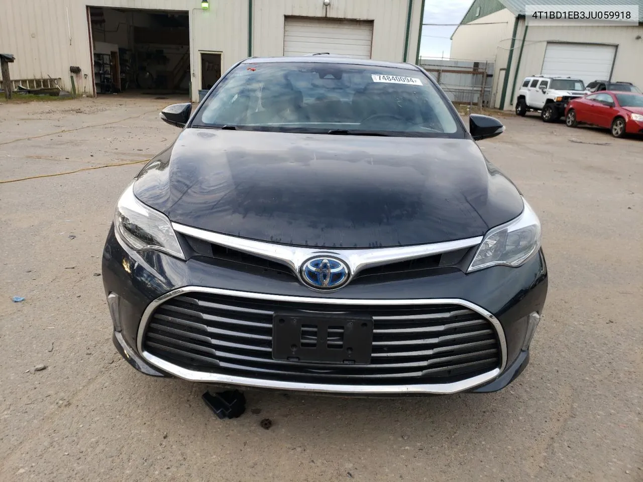 2018 Toyota Avalon Hybrid VIN: 4T1BD1EB3JU059918 Lot: 74840094