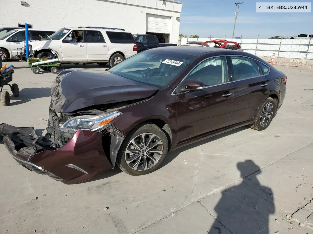 2018 Toyota Avalon Xle VIN: 4T1BK1EB8JU285944 Lot: 75299444