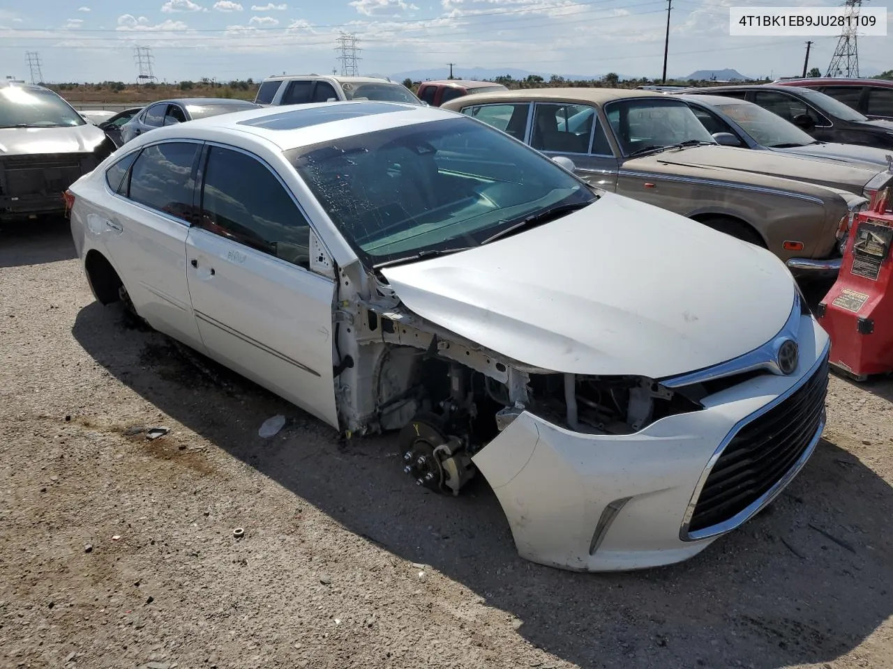 2018 Toyota Avalon Xle VIN: 4T1BK1EB9JU281109 Lot: 75365844