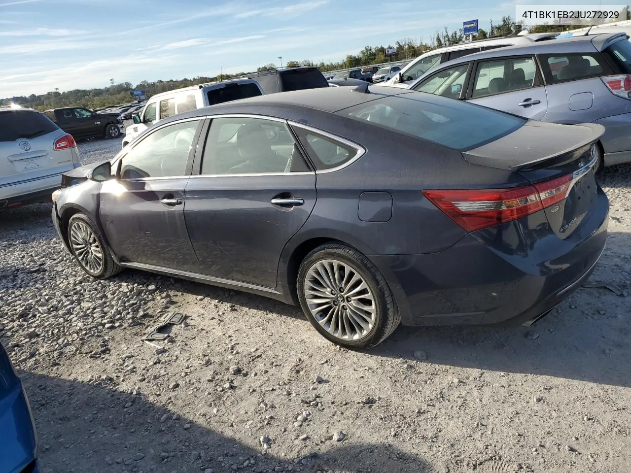 2018 Toyota Avalon Xle VIN: 4T1BK1EB2JU272929 Lot: 75440504