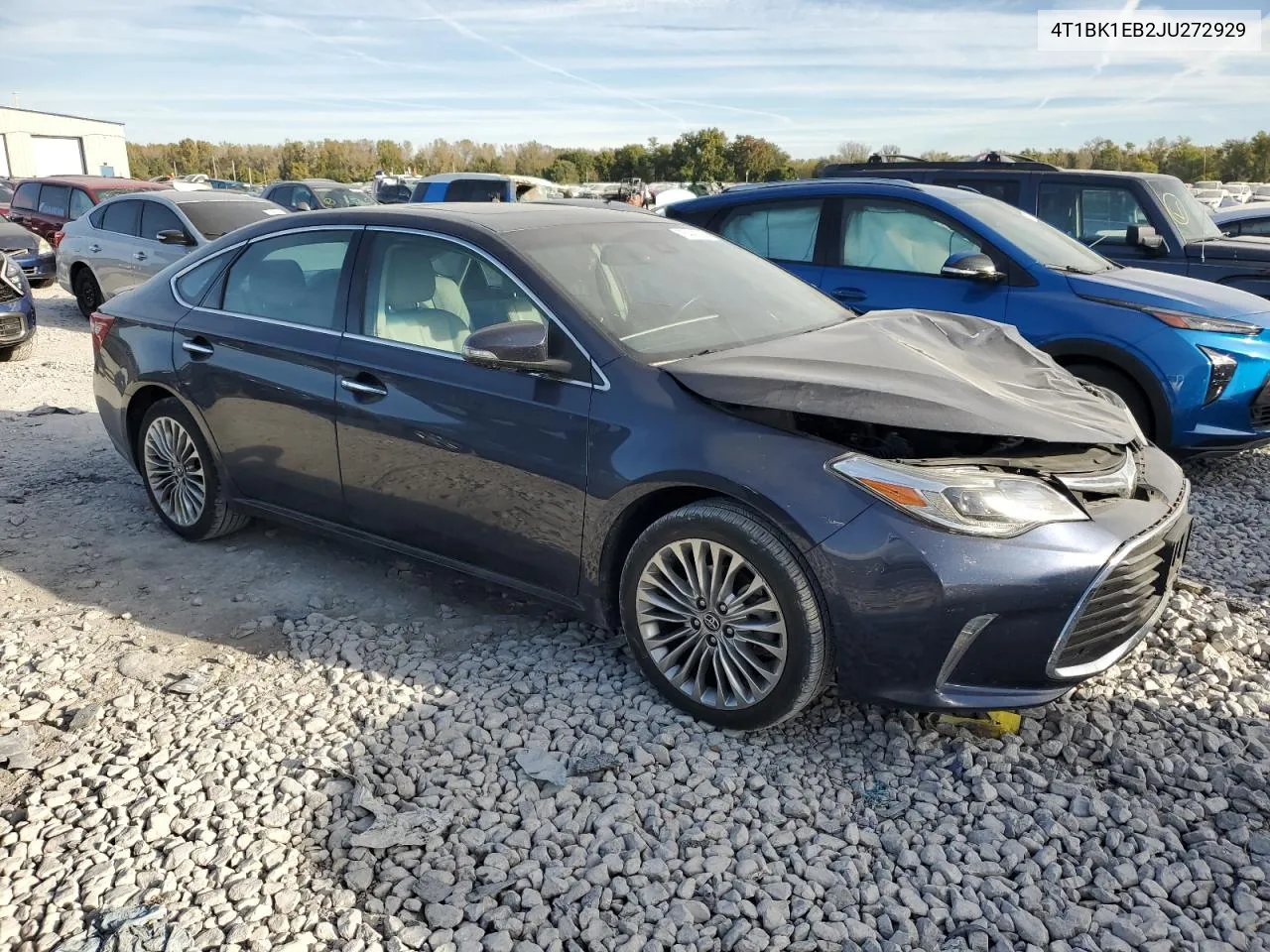 2018 Toyota Avalon Xle VIN: 4T1BK1EB2JU272929 Lot: 75440504