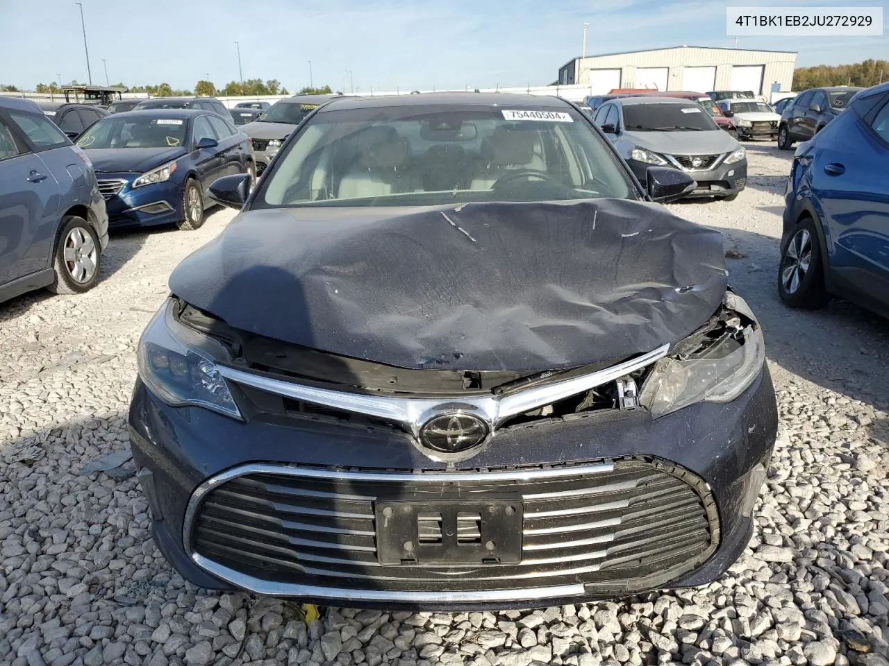 2018 Toyota Avalon Xle VIN: 4T1BK1EB2JU272929 Lot: 75440504