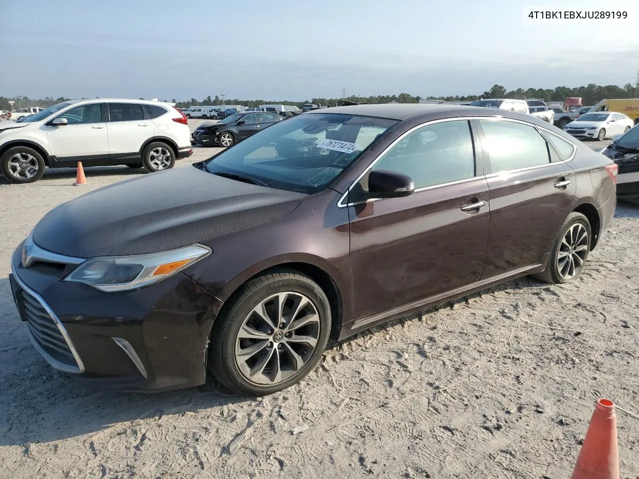 2018 Toyota Avalon Xle VIN: 4T1BK1EBXJU289199 Lot: 76121474