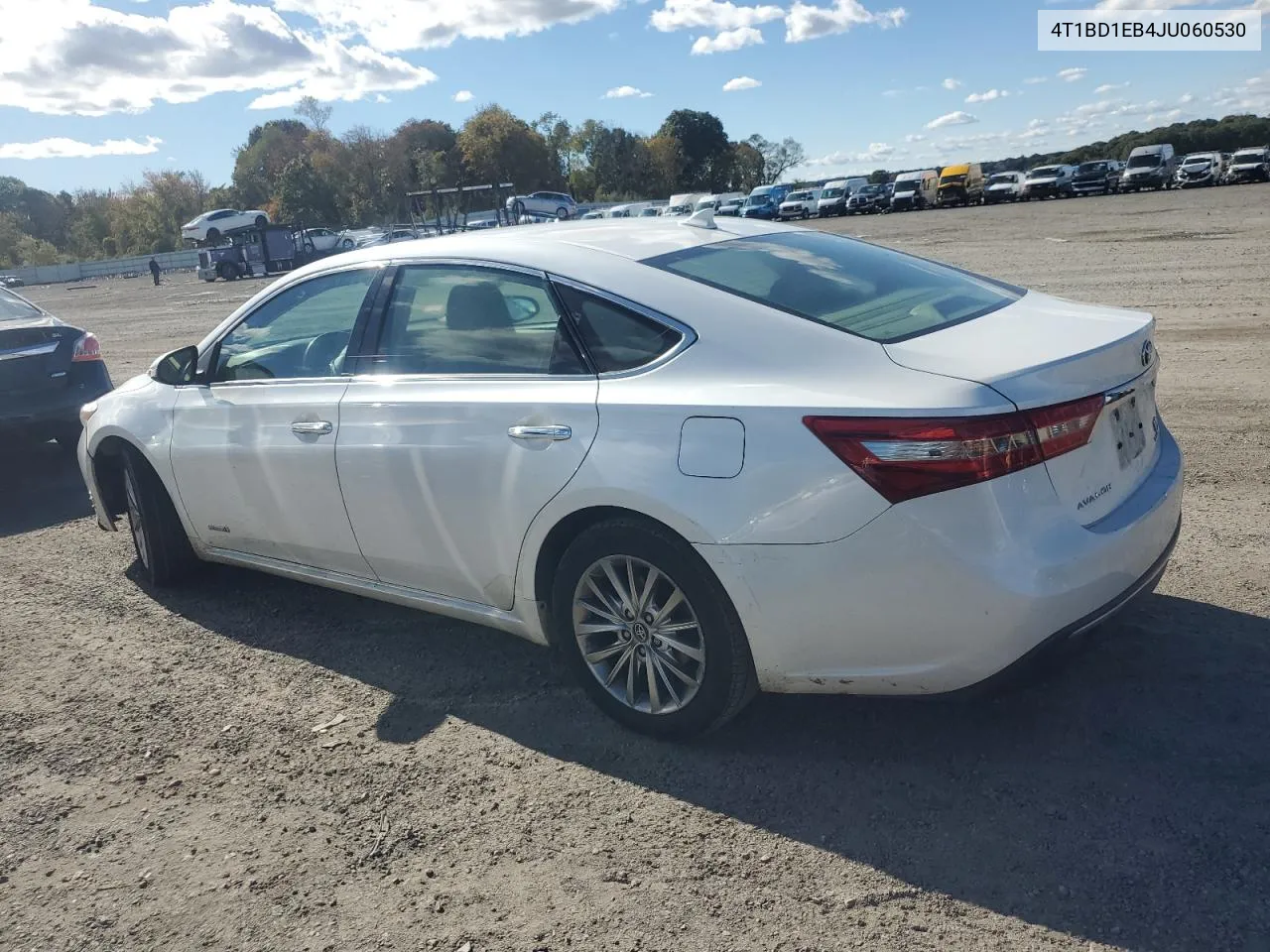 2018 Toyota Avalon Hybrid VIN: 4T1BD1EB4JU060530 Lot: 76473534