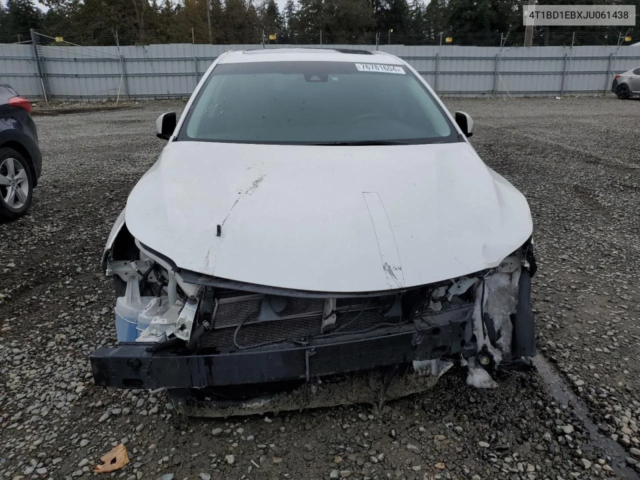 2018 Toyota Avalon Hybrid VIN: 4T1BD1EBXJU061438 Lot: 76781604