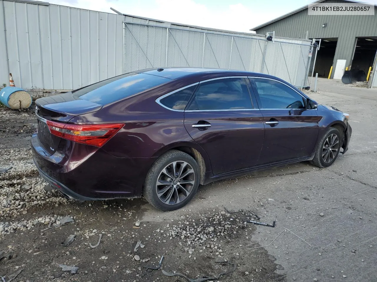 2018 Toyota Avalon Xle VIN: 4T1BK1EB2JU280657 Lot: 80123704