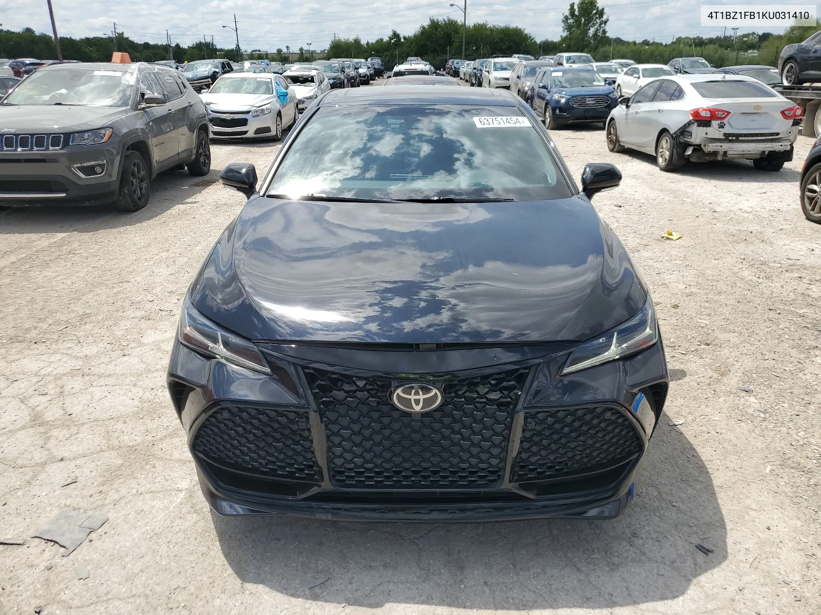 2019 Toyota Avalon Xle VIN: 4T1BZ1FB1KU031410 Lot: 63751454