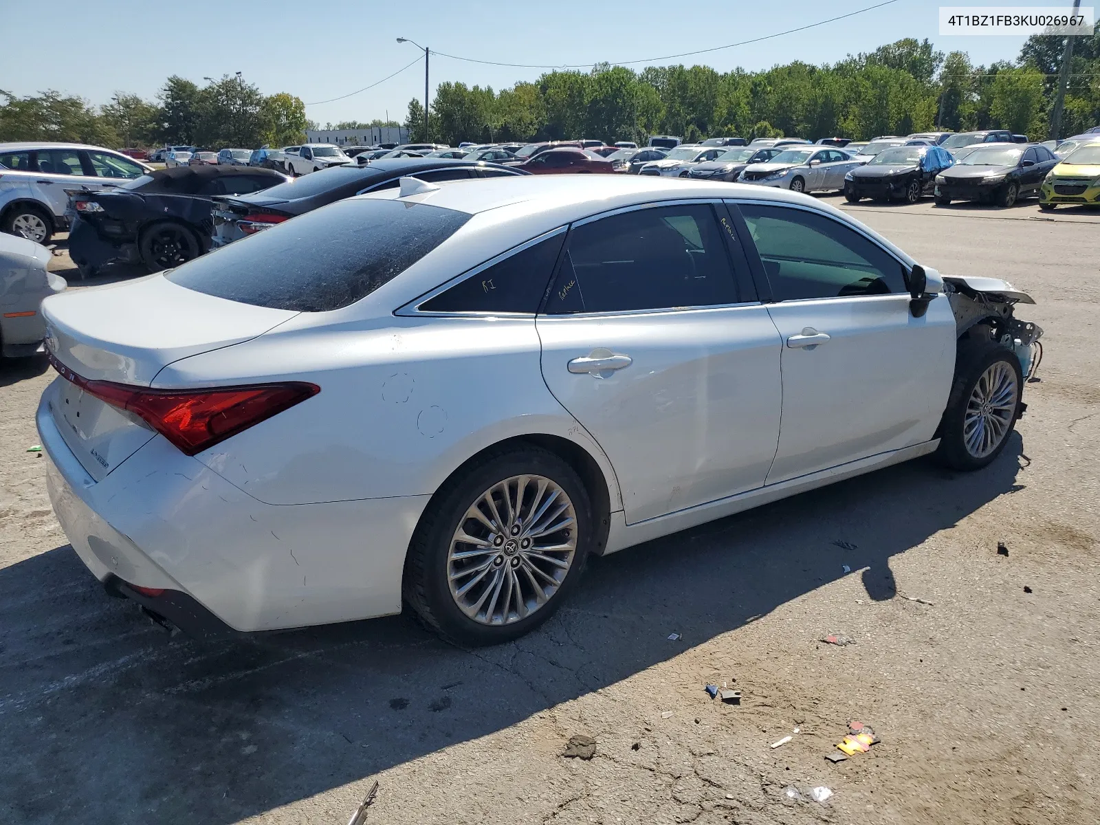 2019 Toyota Avalon Xle VIN: 4T1BZ1FB3KU026967 Lot: 66461614