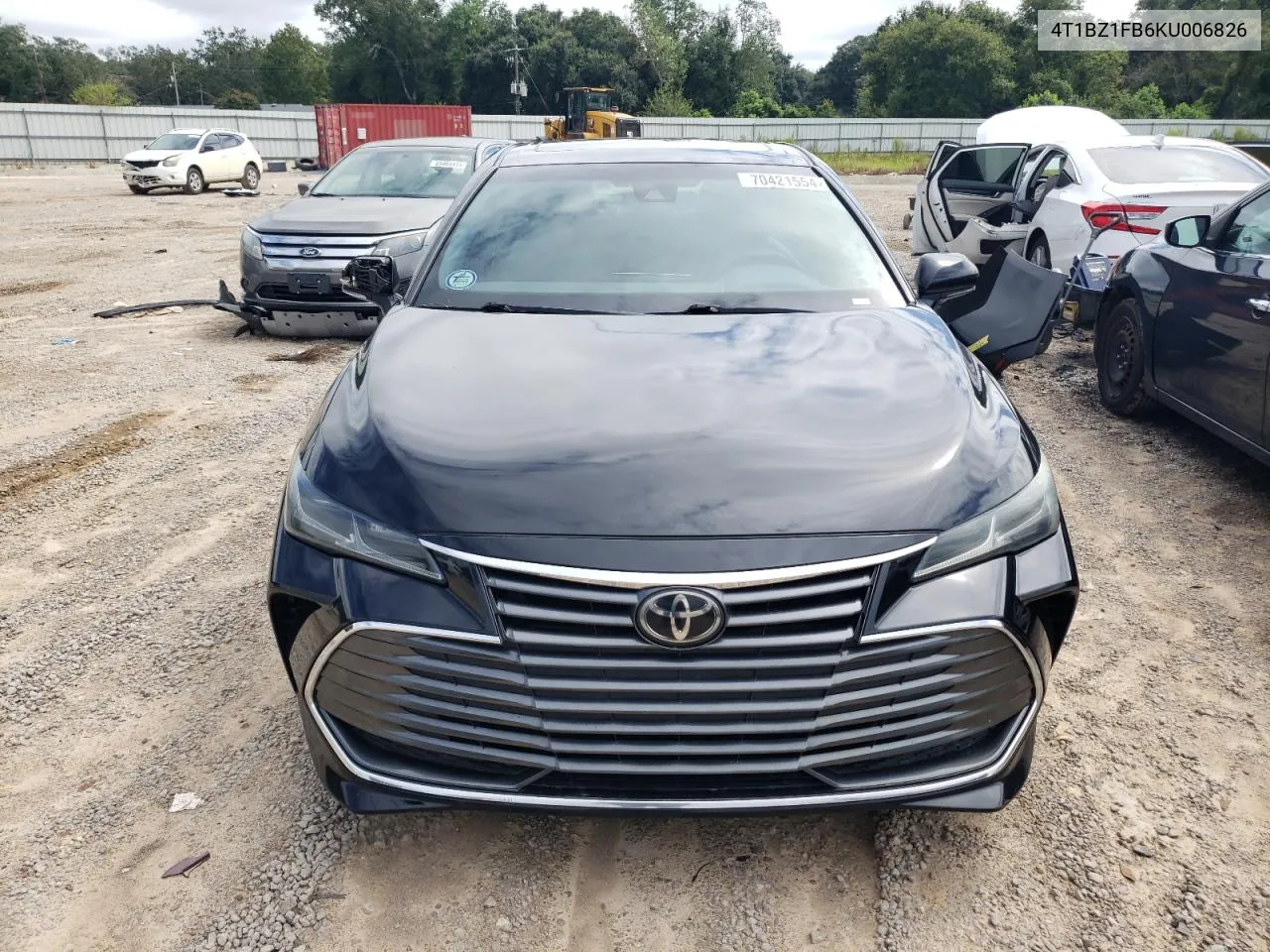 2019 Toyota Avalon Xle VIN: 4T1BZ1FB6KU006826 Lot: 70421554