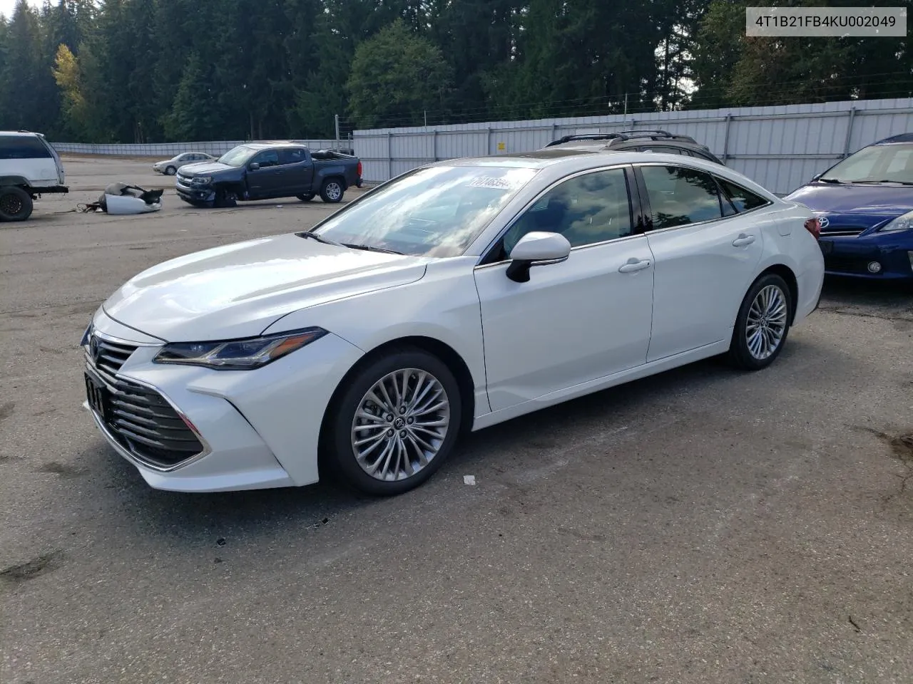 2019 Toyota Avalon Xle VIN: 4T1B21FB4KU002049 Lot: 70746394