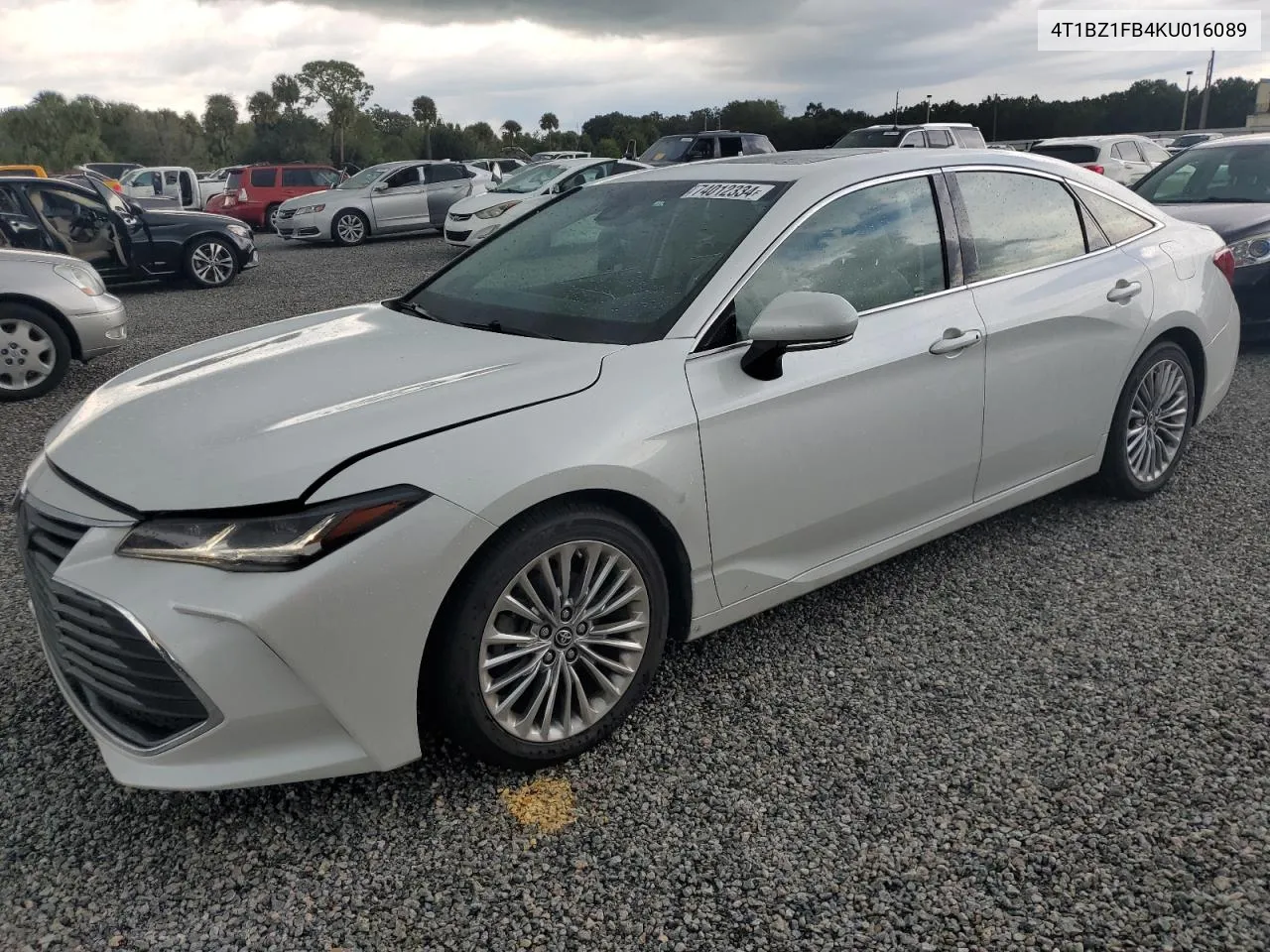 2019 Toyota Avalon Xle VIN: 4T1BZ1FB4KU016089 Lot: 74012334