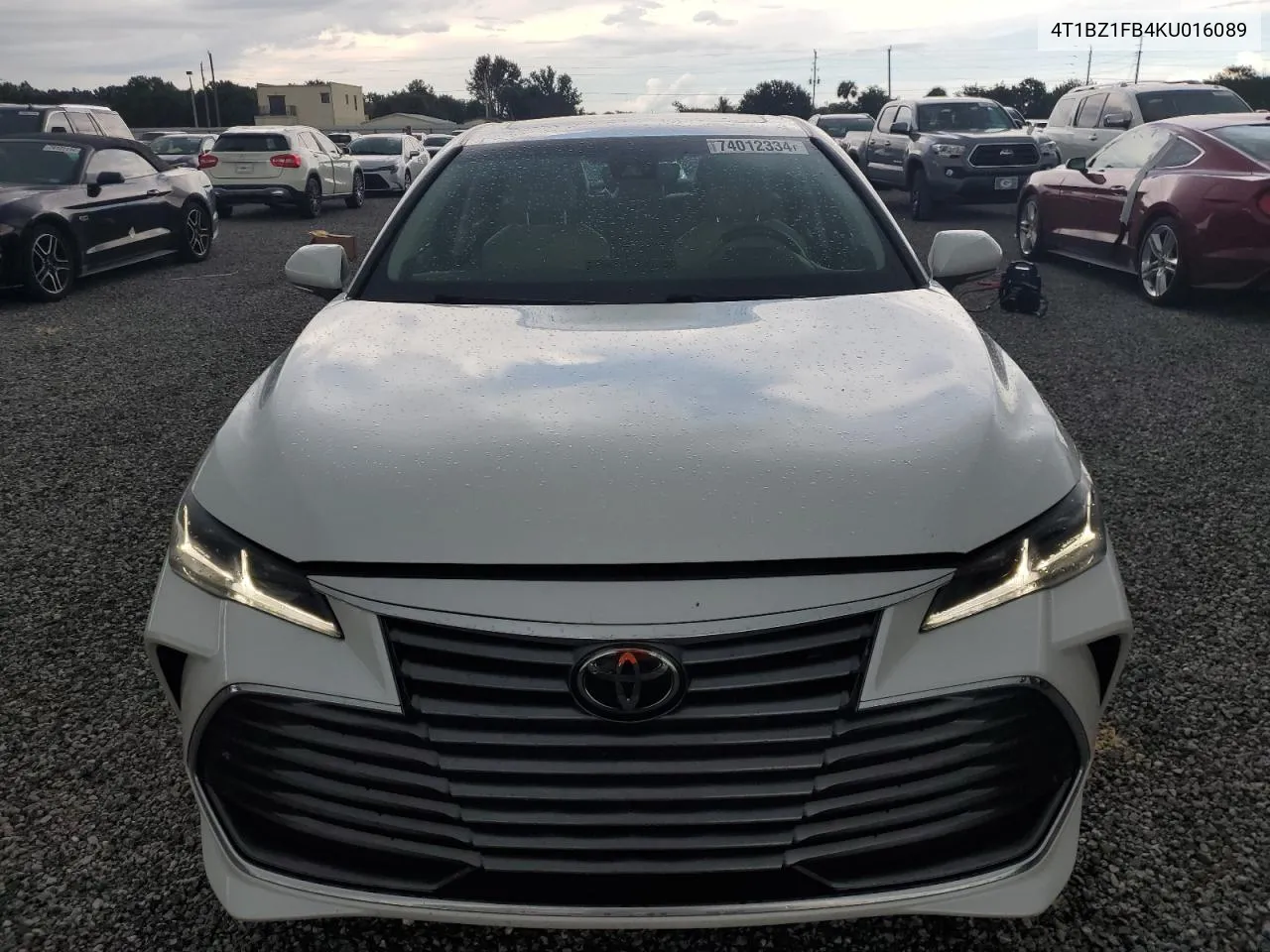 2019 Toyota Avalon Xle VIN: 4T1BZ1FB4KU016089 Lot: 74012334