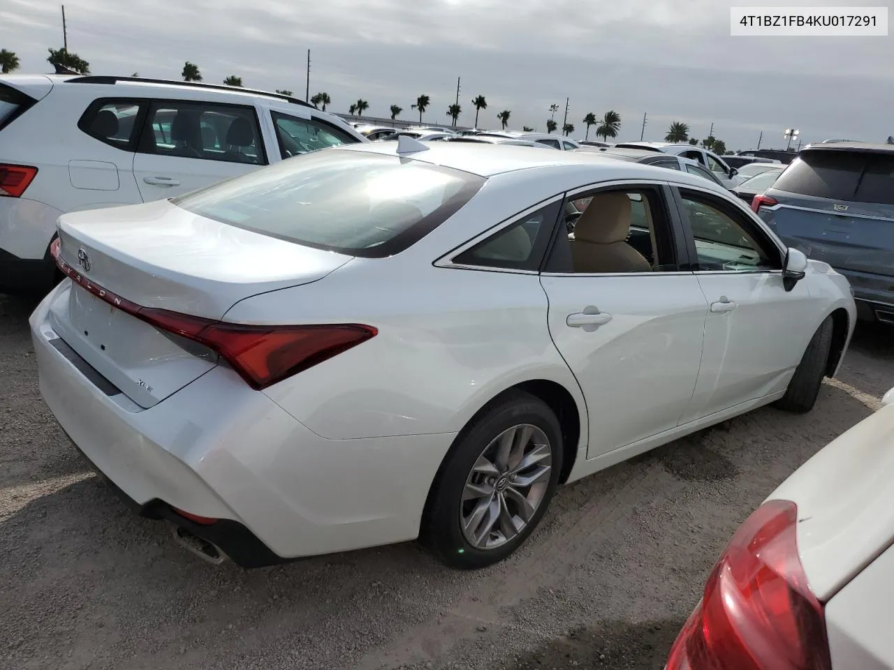 2019 Toyota Avalon Xle VIN: 4T1BZ1FB4KU017291 Lot: 74135004