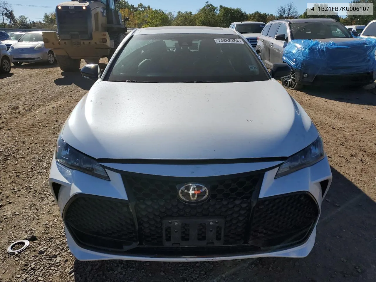 2019 Toyota Avalon Xle VIN: 4T1BZ1FB7KU006107 Lot: 74888354