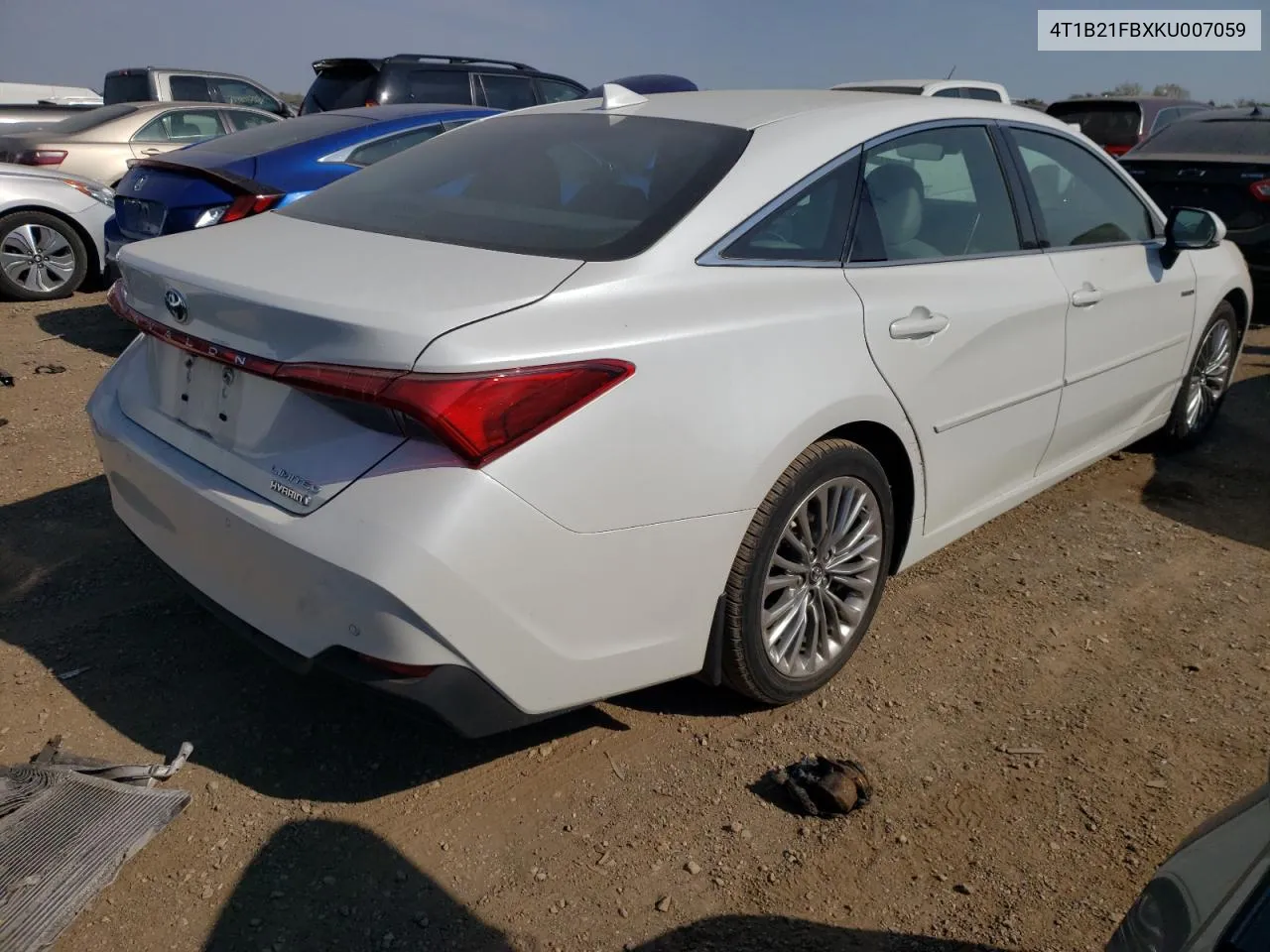 2019 Toyota Avalon Xle VIN: 4T1B21FBXKU007059 Lot: 75013554