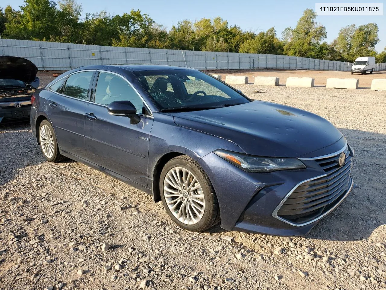 2019 Toyota Avalon Xle VIN: 4T1B21FB5KU011875 Lot: 75339374